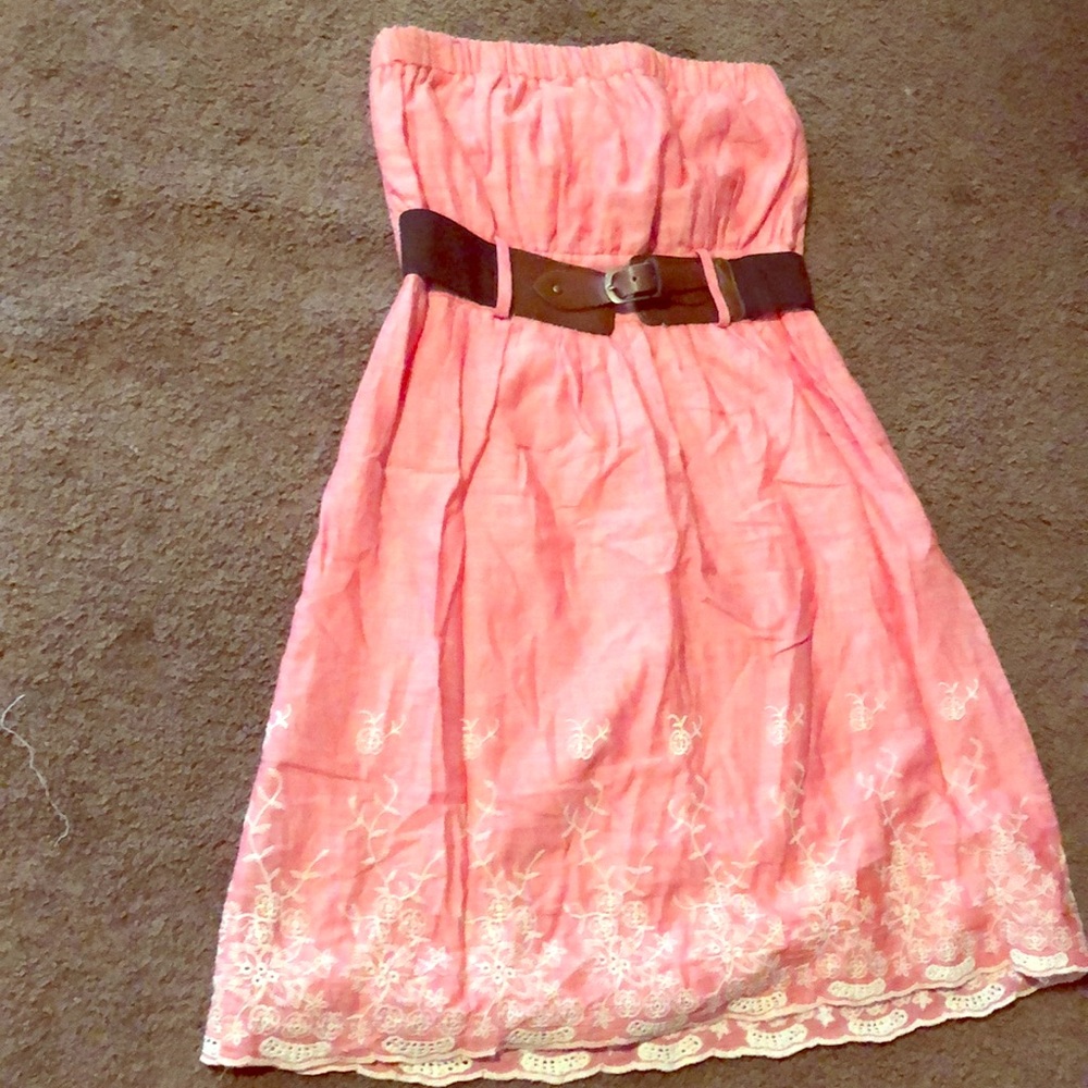 Cute coral dress worn once